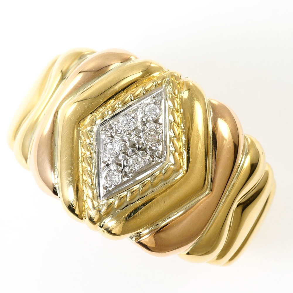 VINTAGE 18k Gold Diamond Ring